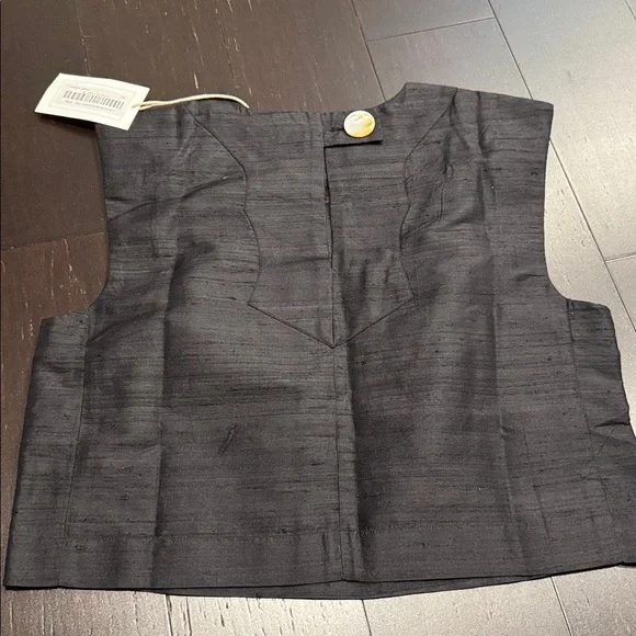 Julia Amory Slim Shell top Dupioni - Picture 3 of 3